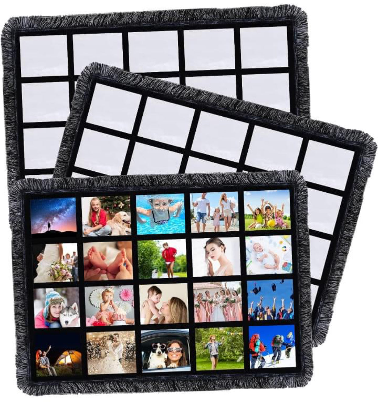 Custom Panel Throw Blanket