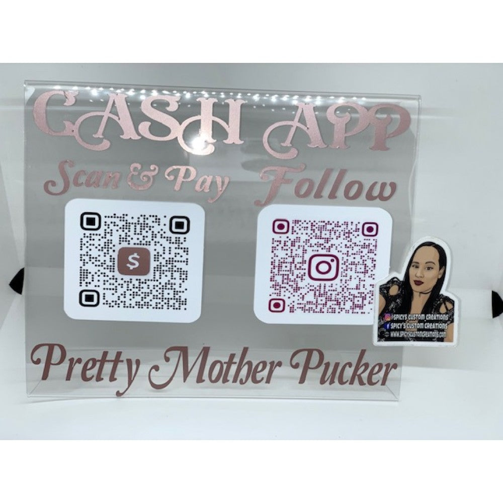 Scan & Pay Sign