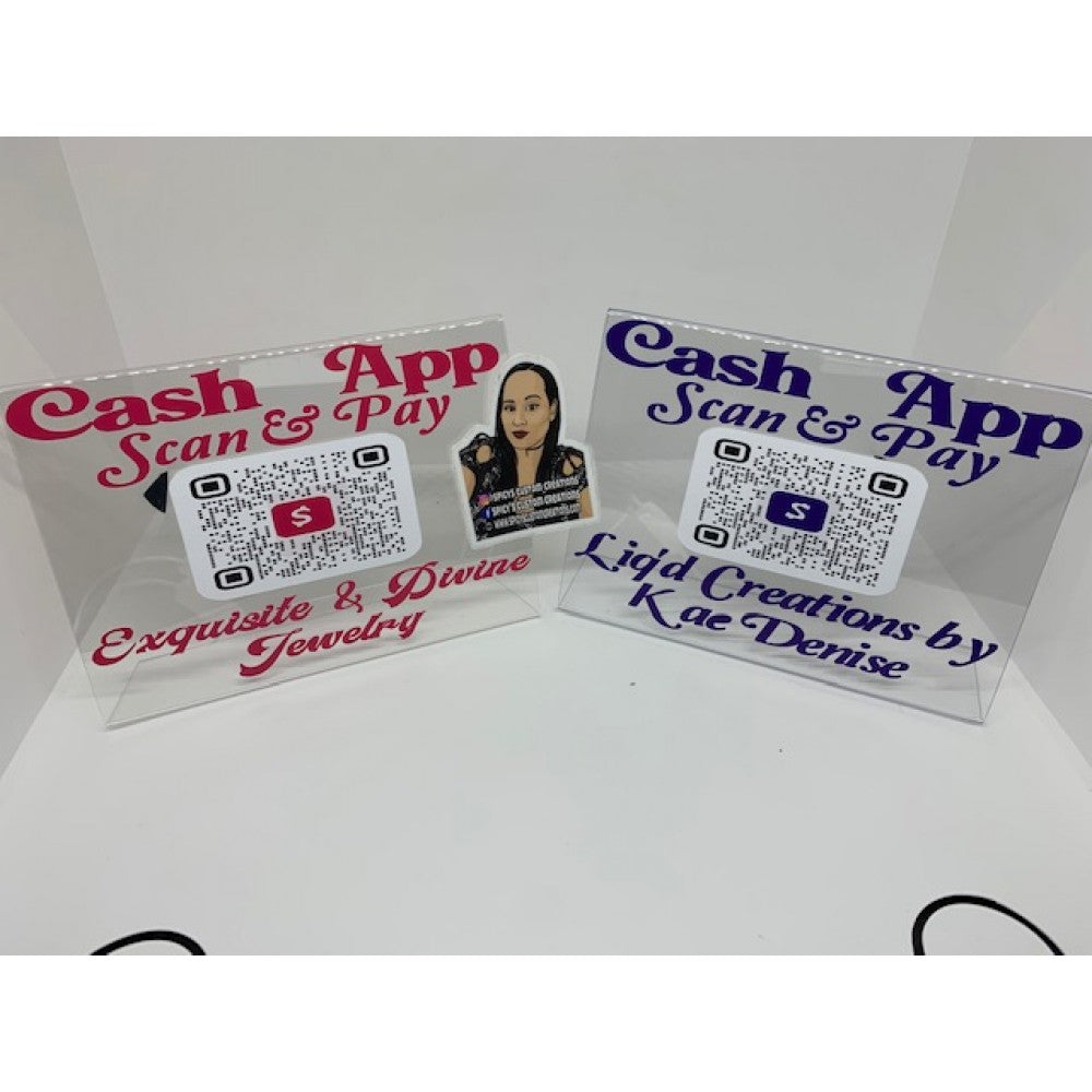 Scan & Pay Sign