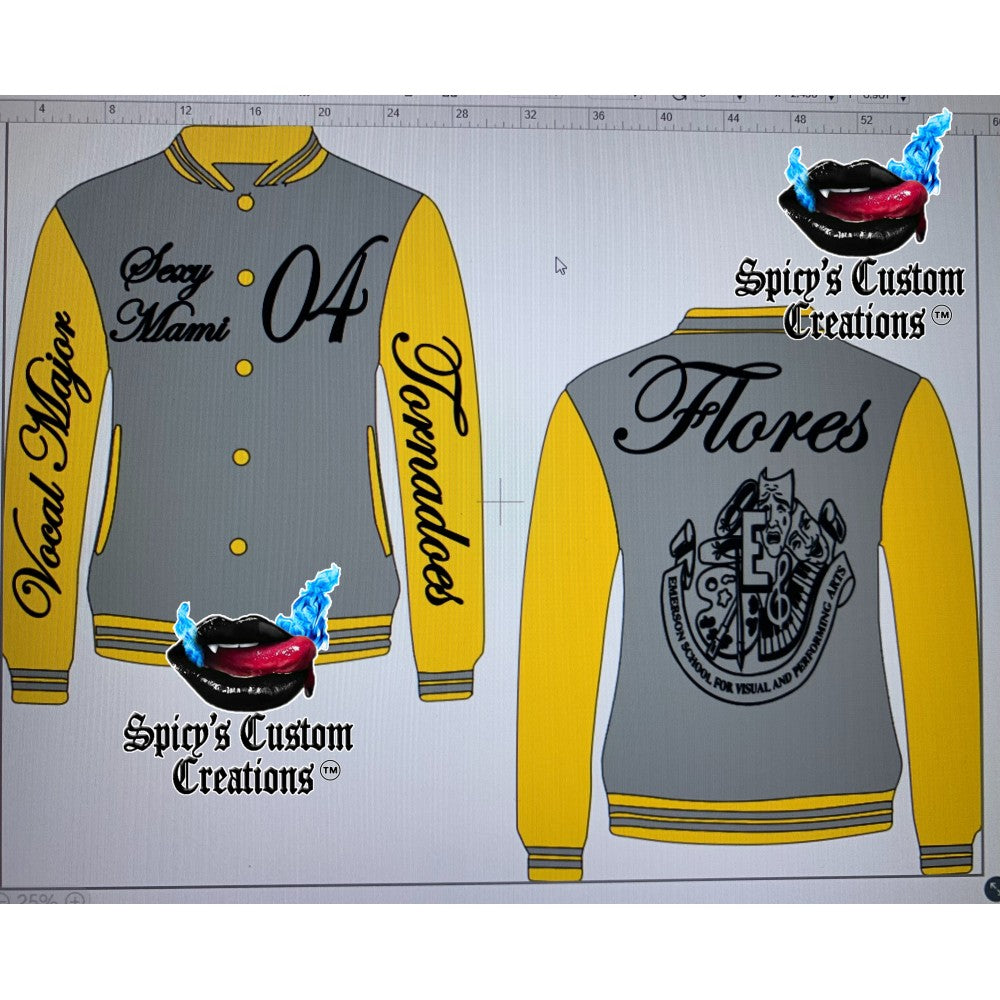 PreOrders- Emersonian Varsity Jacket