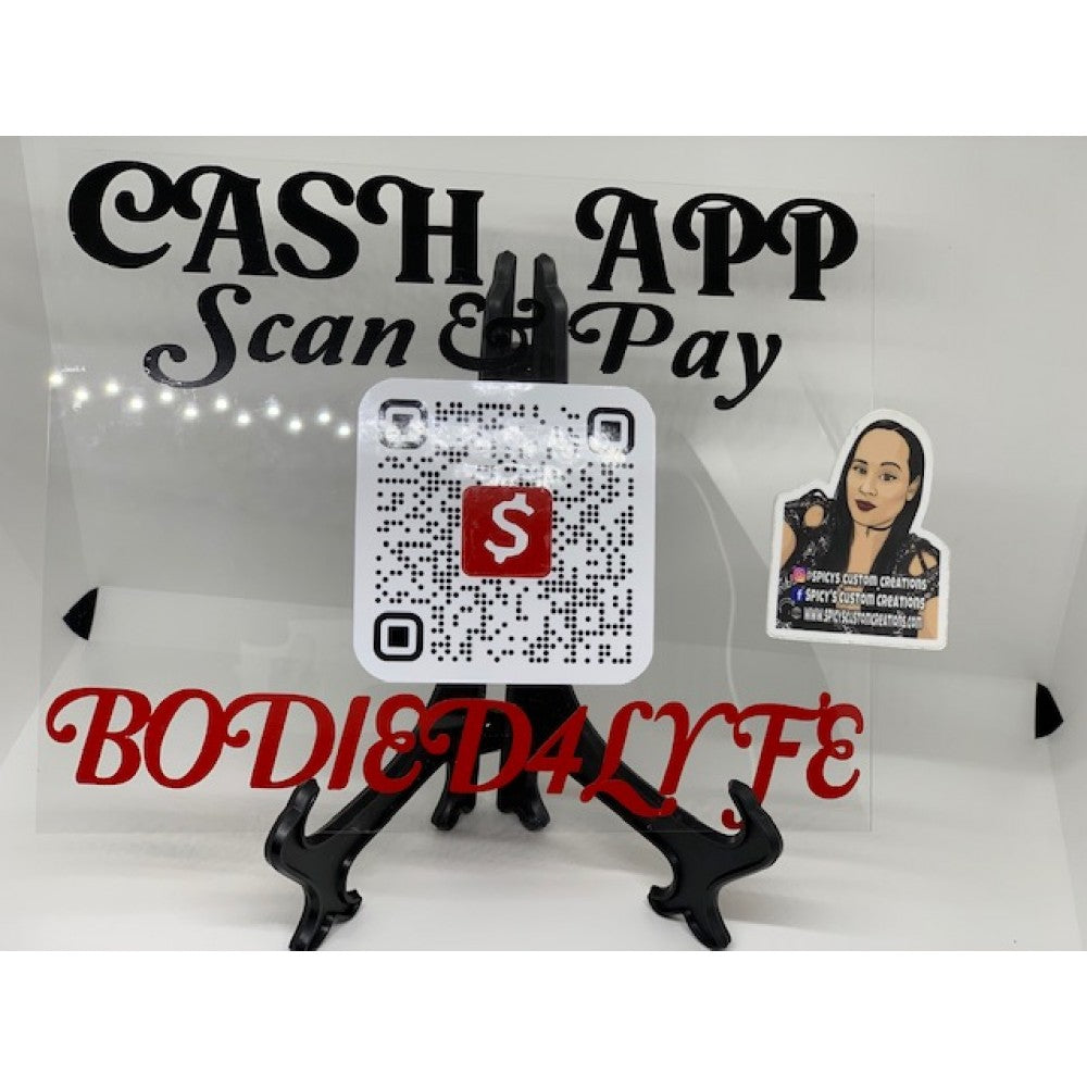 Scan & Pay Sign