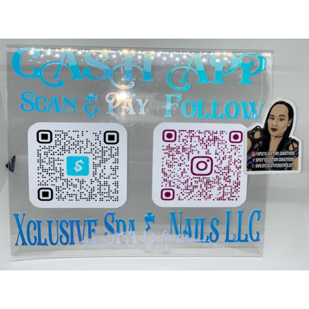 Scan & Pay Sign