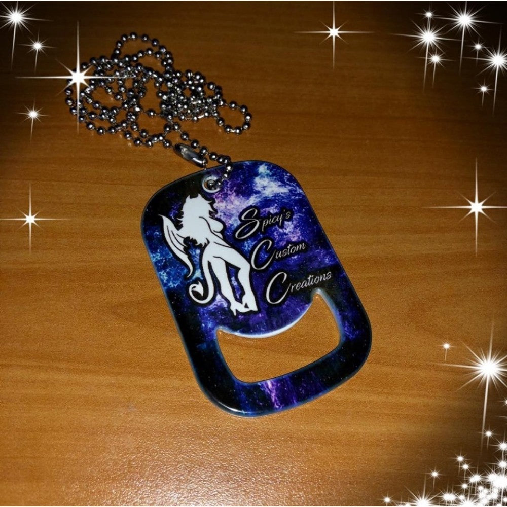 Custom Dog Tag Bottle Opener