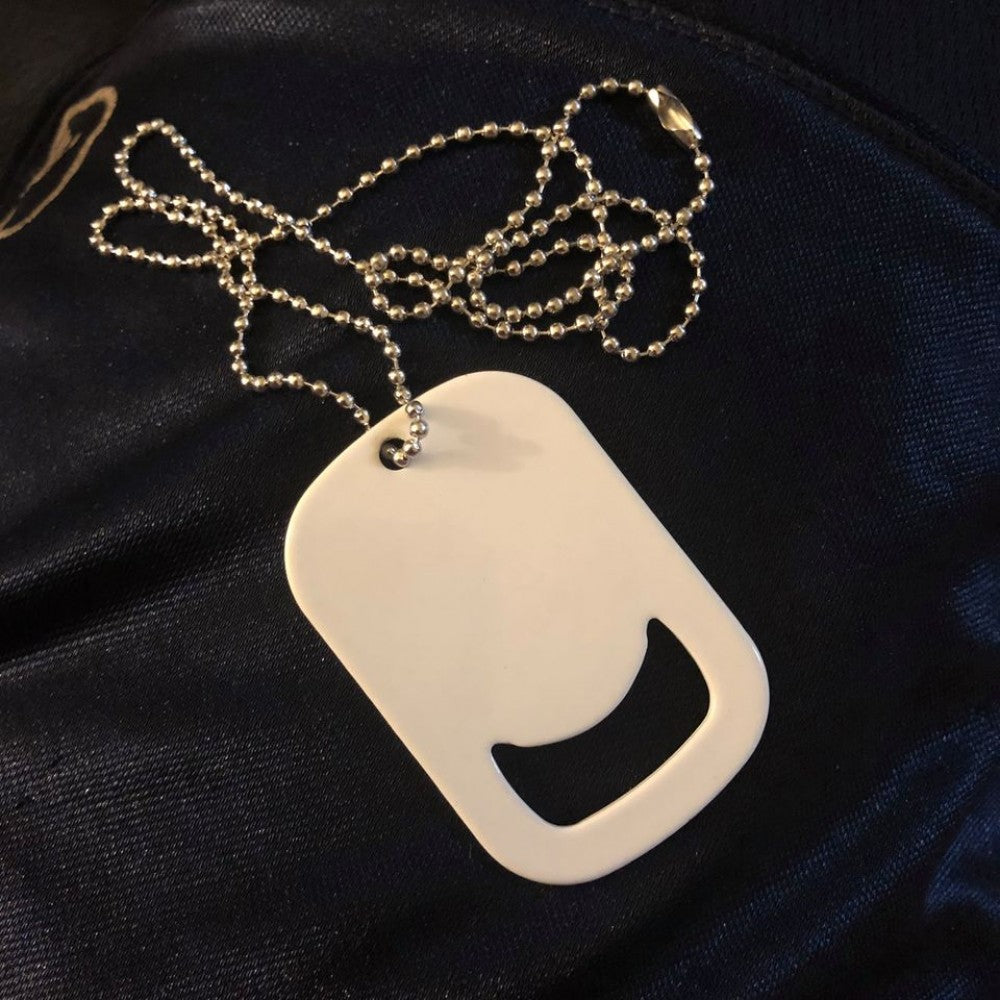 Custom Dog Tag Bottle Opener