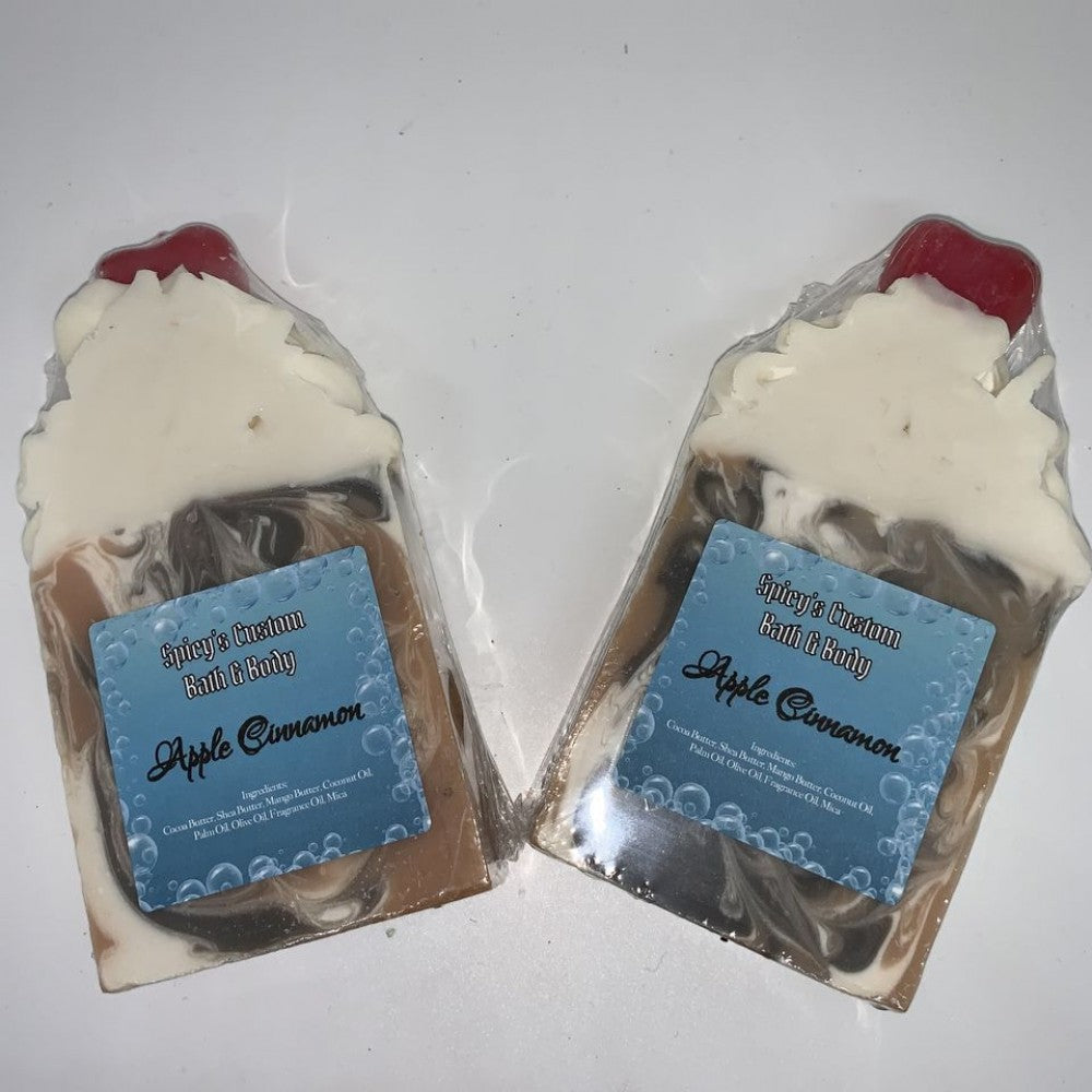 King Size Designer Bath Bars- Apple Cinnamon