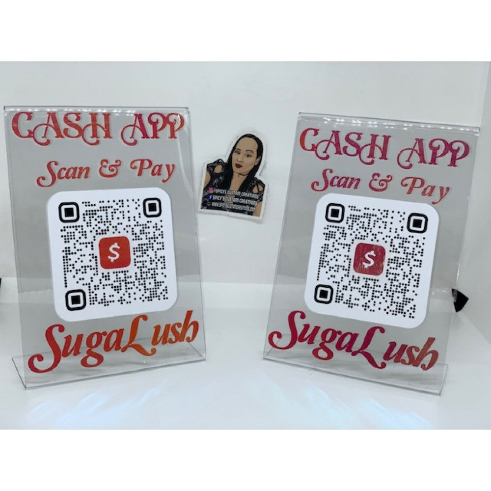 Scan & Pay Sign