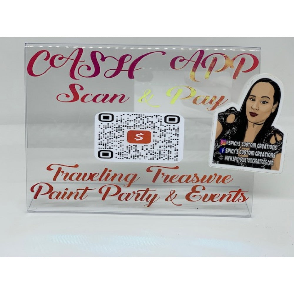 Scan & Pay Sign