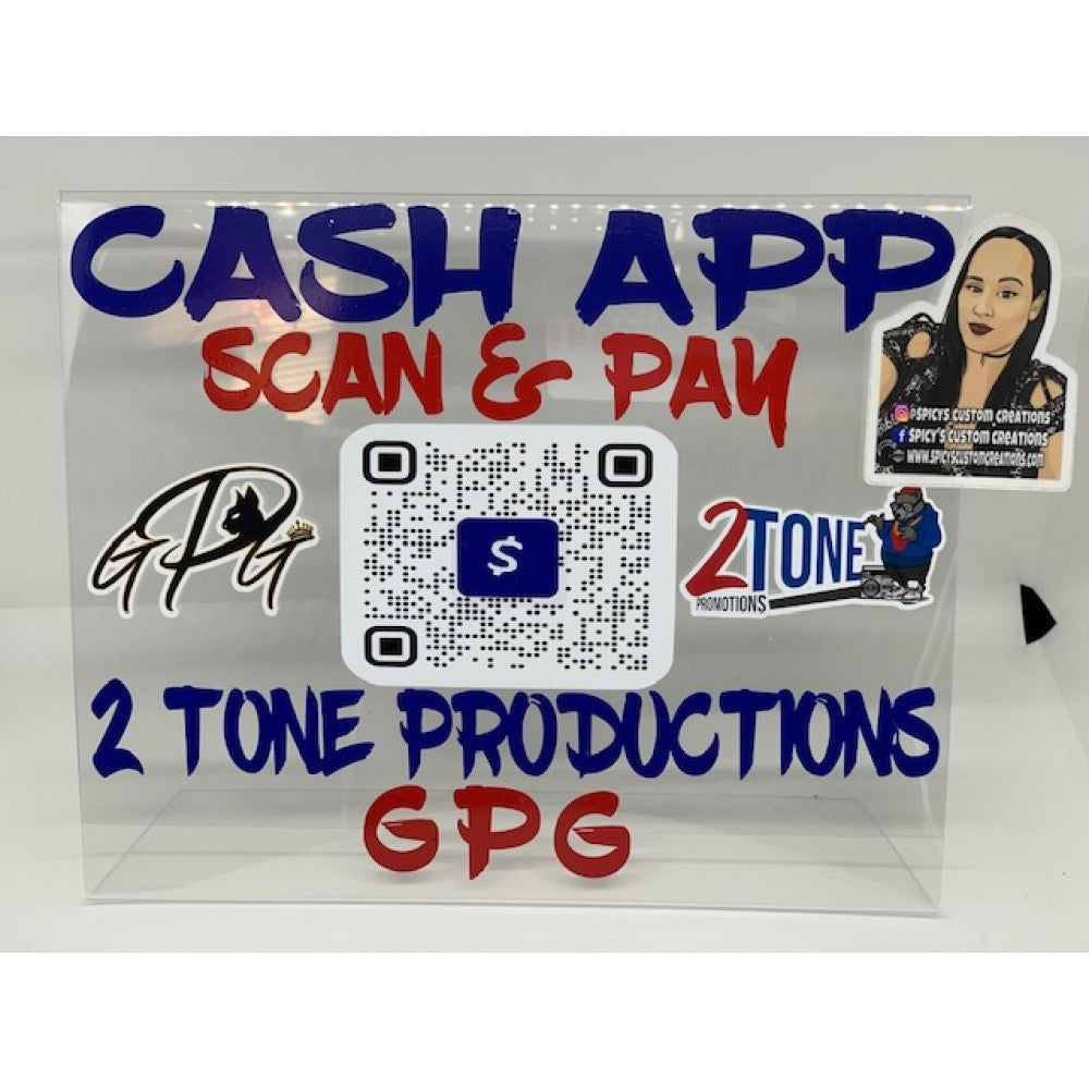 Scan & Pay Sign