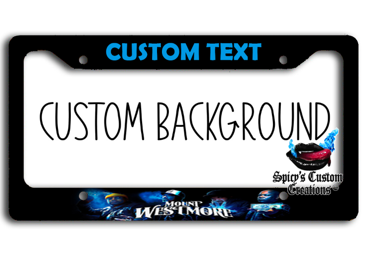 Custom Car Plate Frame