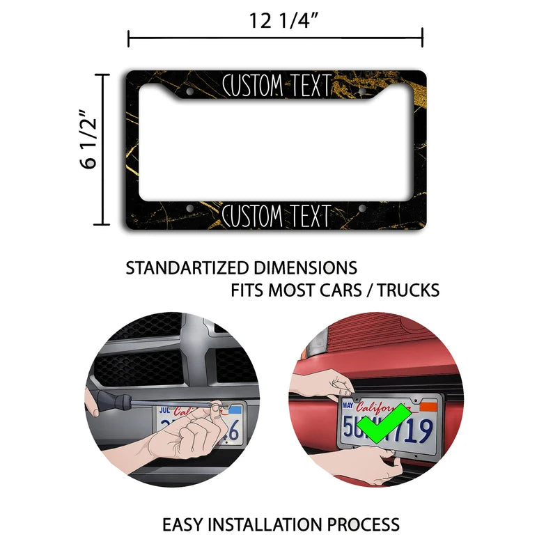 Custom Car Plate Frame