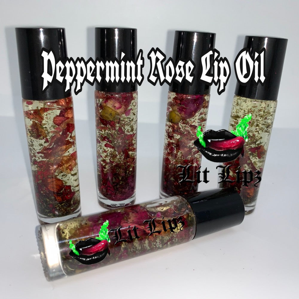 Peppermint Rose Lip Oil