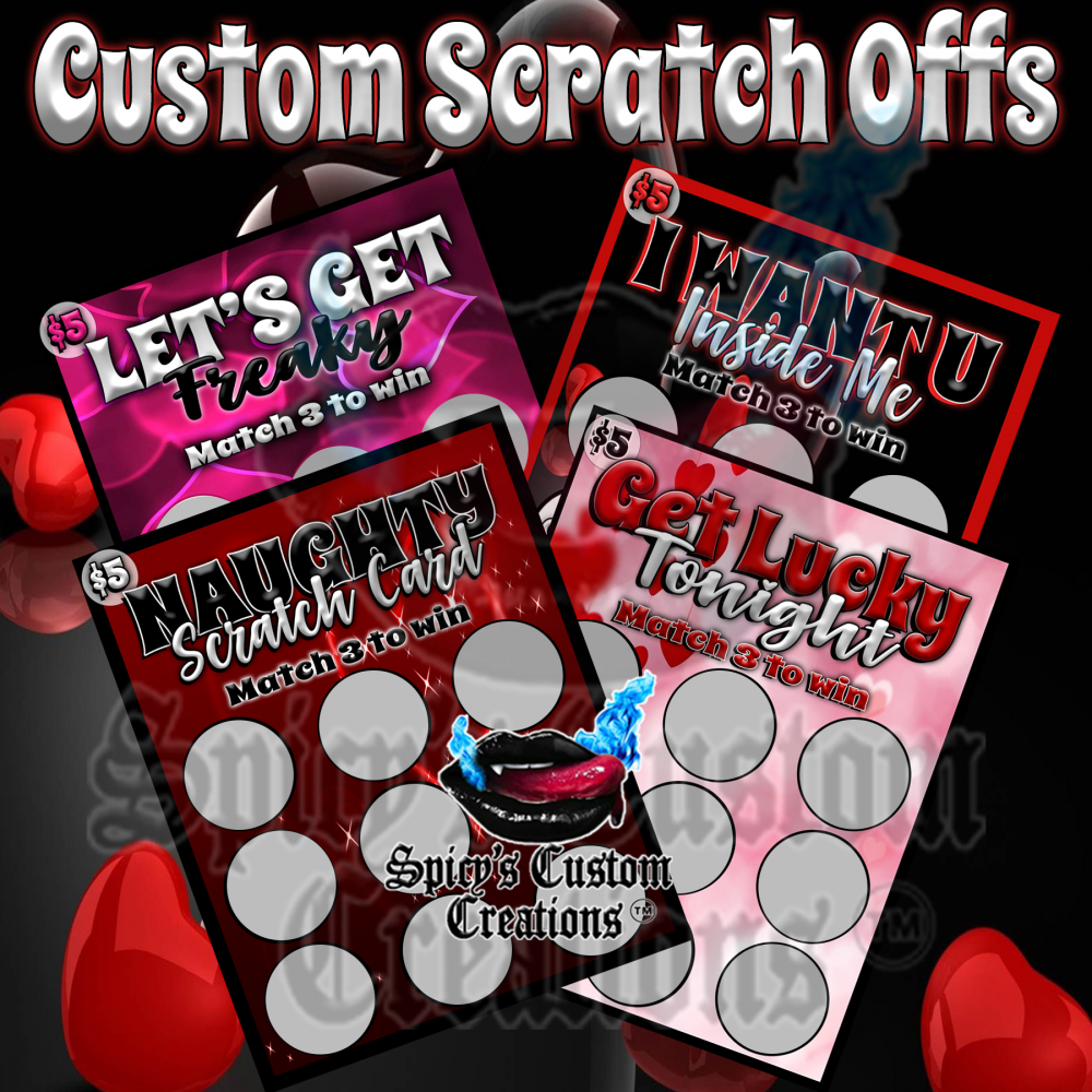 Custom Scratch Offs – Spicy's Custom Creations